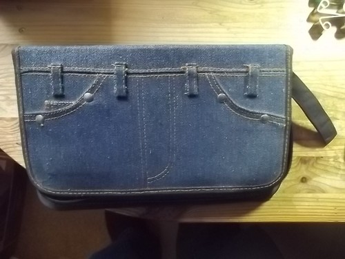 Dvd tasche hülle jeans - tasche,