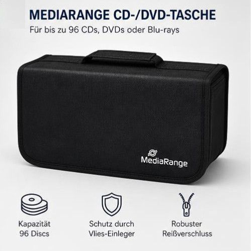 Dvd tasche schwarz 96er - dvd,