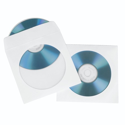 Hama 100x dvd papierhüllen - cd/dvd,