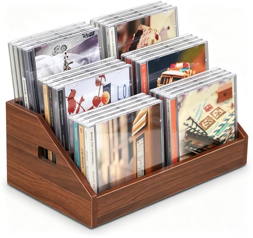 Ständer ebenen aus - cd, holz