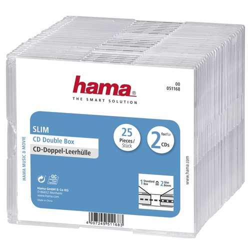 Hama 25x dvd blu - cd, blu-ray